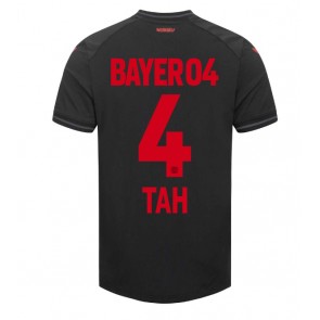 Bayer Leverkusen Jonathan Tah #4 Domaci Dres 2023-24 Kratak Rukavima